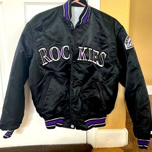 Vintage Starter Colorado Rockies Jacket. No rips in lining, near new condition